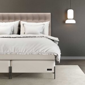 Carpe Diem Beds Härmanö Kontinentalsäng 210x200 Ull / Svart