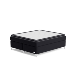 Carpe Diem Beds Skaftö Kontinentalsäng 120x200 Ull / Svart