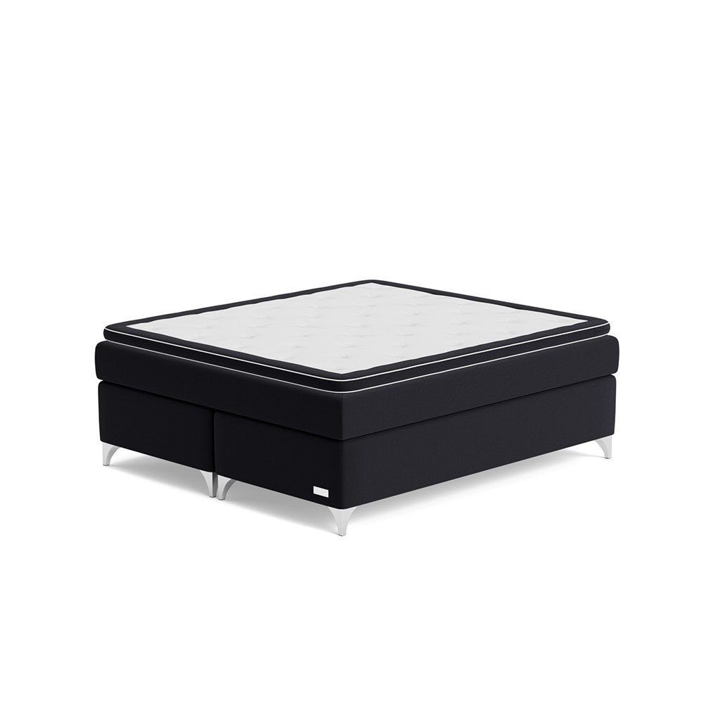 Carpe Diem Beds Skaftö Kontinentalsäng 120x200 Ull / Svart