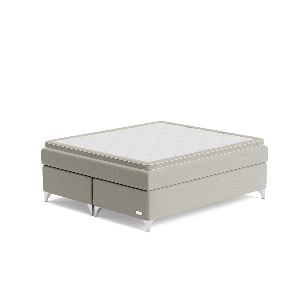 Carpe Diem Beds Skaftö Kontinentalsäng 180x200 Ull / Ljusgrå