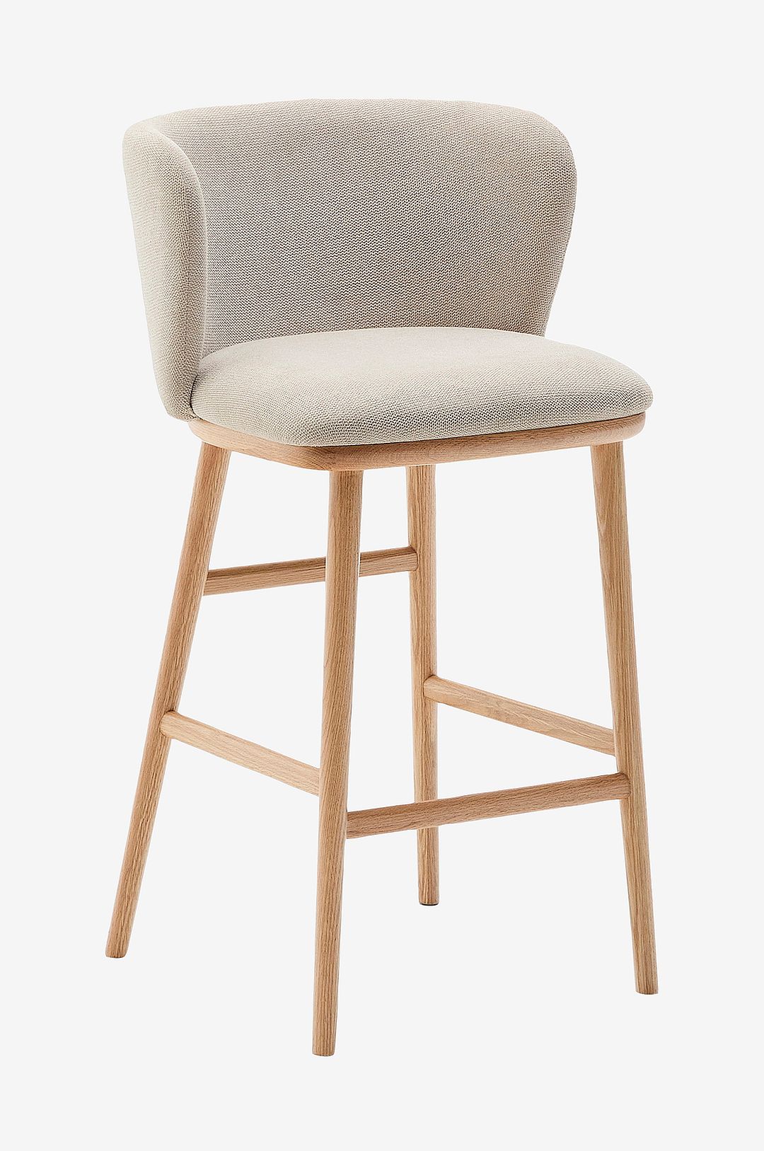Kave Home - Barstol - ciselia 2-pack - Beige - Barstolar & pallar - Från Homeroom