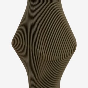 Present Time – Vas Twisted Rib Large – Grön – Krukor & vaser – Från Homeroom
