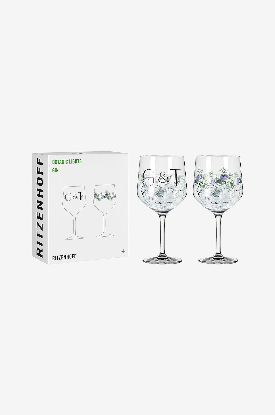 Ritzenhoff - Gin & Tonicglas 2-p - Flerfärgad - Drinkglas & shotglas - Från Homeroom