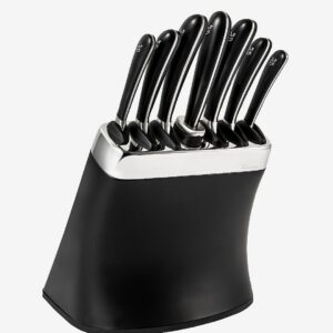 Robert Welch - Svart knivblockset 8P med skärpstål Signature - Svart - Köksknivar & tillbehör - Från Homeroom