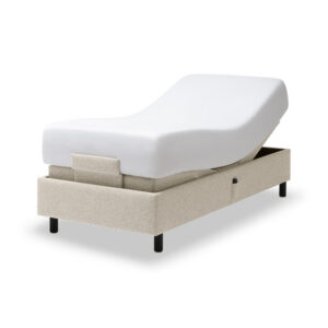 Tempur Box Spring Pro Luxe Ställbar Säng 200x200 Sand
