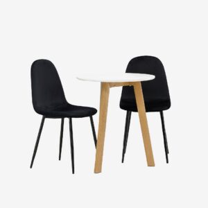 Venture Home - Matgrupp Leonora med 2st stolar Polar - Vit - Matgrupp 4 personer - Från Homeroom
