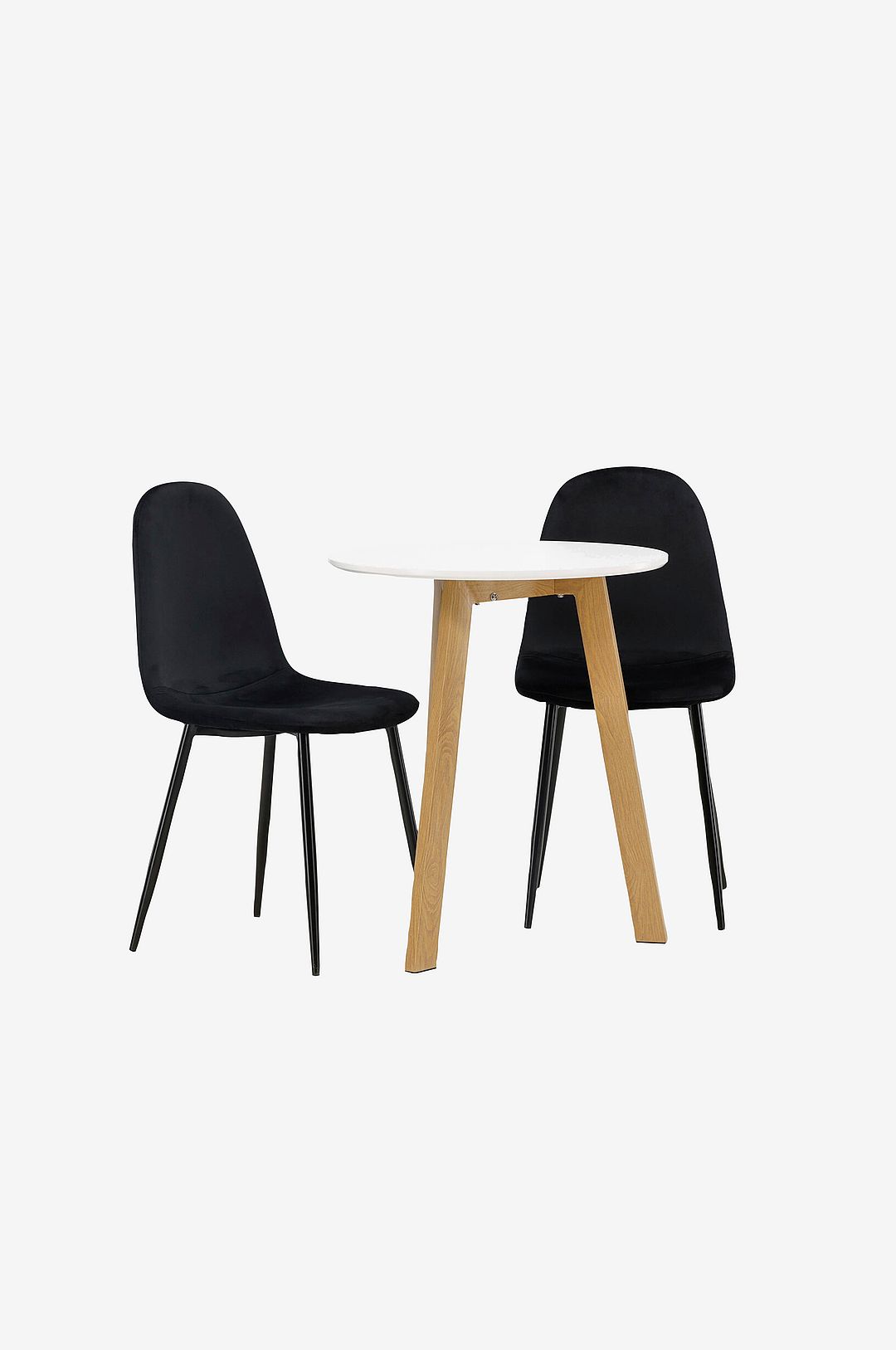 Venture Home - Matgrupp Leonora med 2st stolar Polar - Vit - Matgrupp 4 personer - Från Homeroom